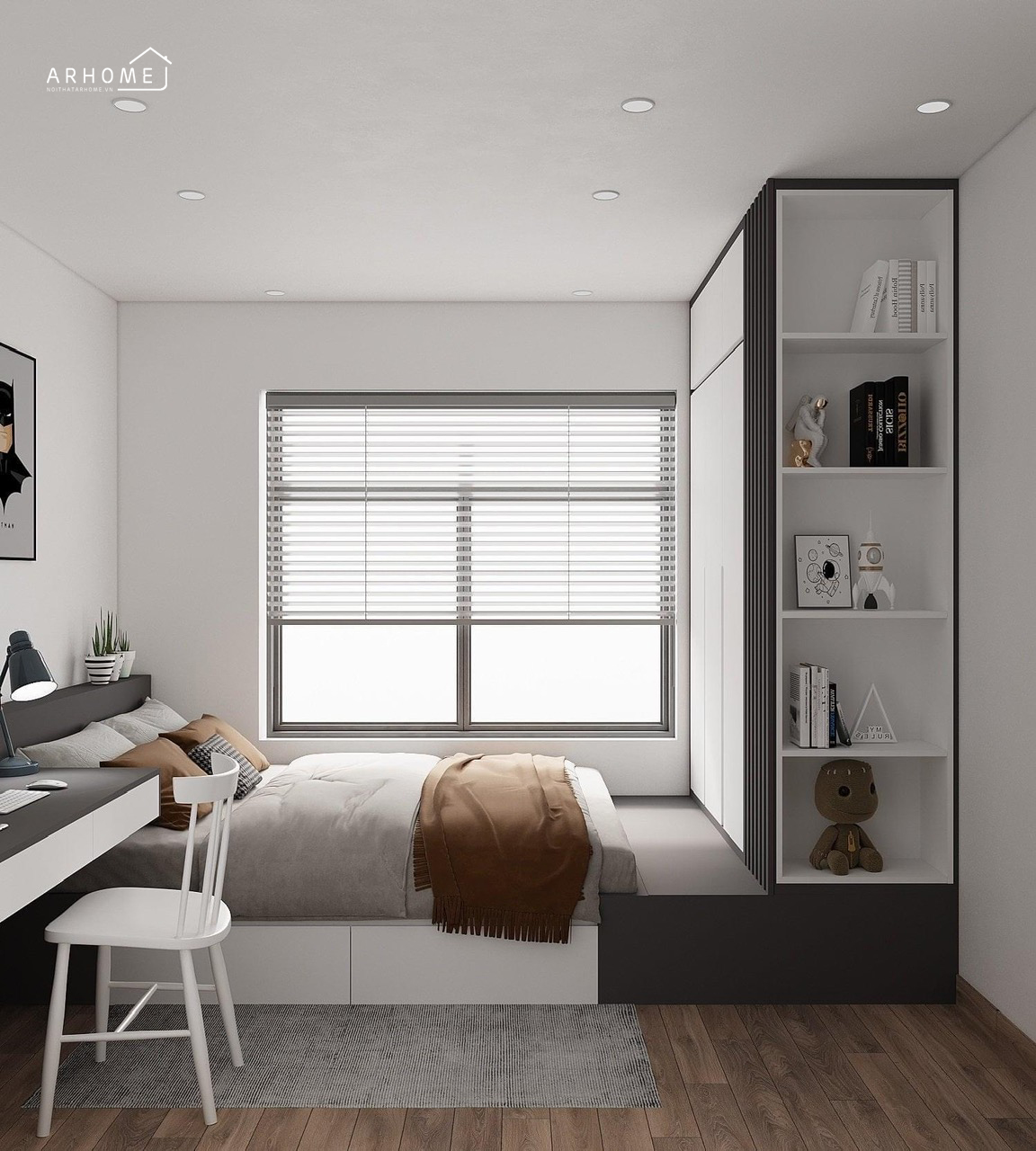 Giường ngủ thông minh tối ưu hóa diện tích