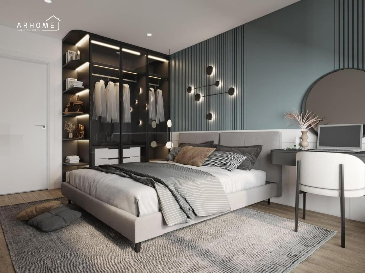 Kiểu giường ngủ đẹp thiết kế hiện đại