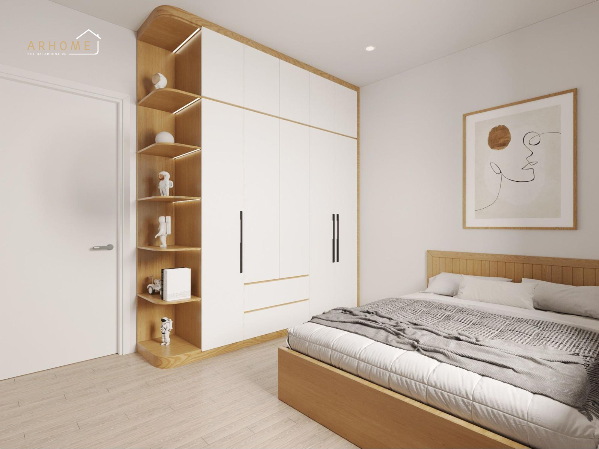 Mẫu giường ngủ gỗ đẹp lõi xanh chống ẩm Thái Lan